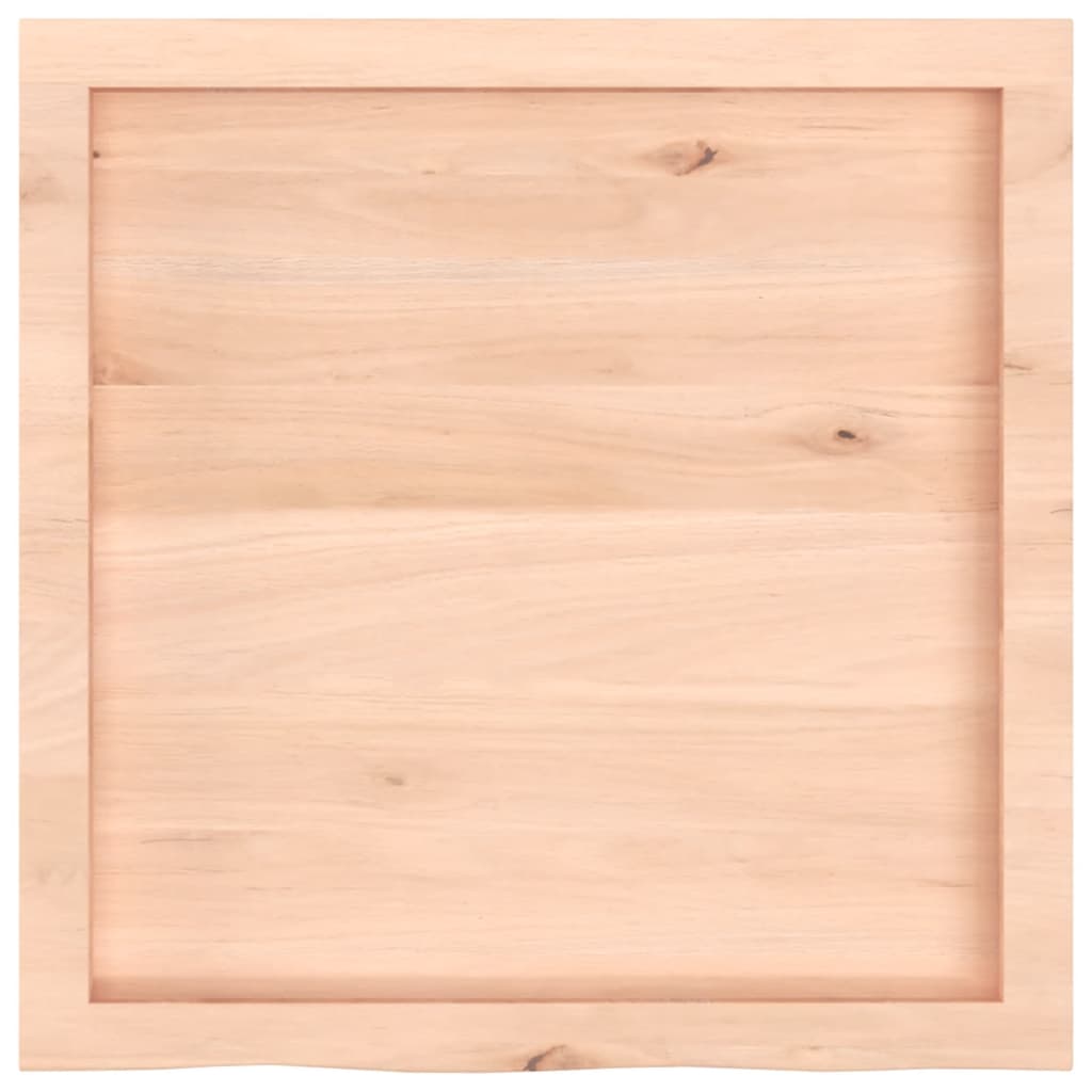 vidaXL Wall Shelf 60x60x(2-4) cm Untreated Solid Wood Oak