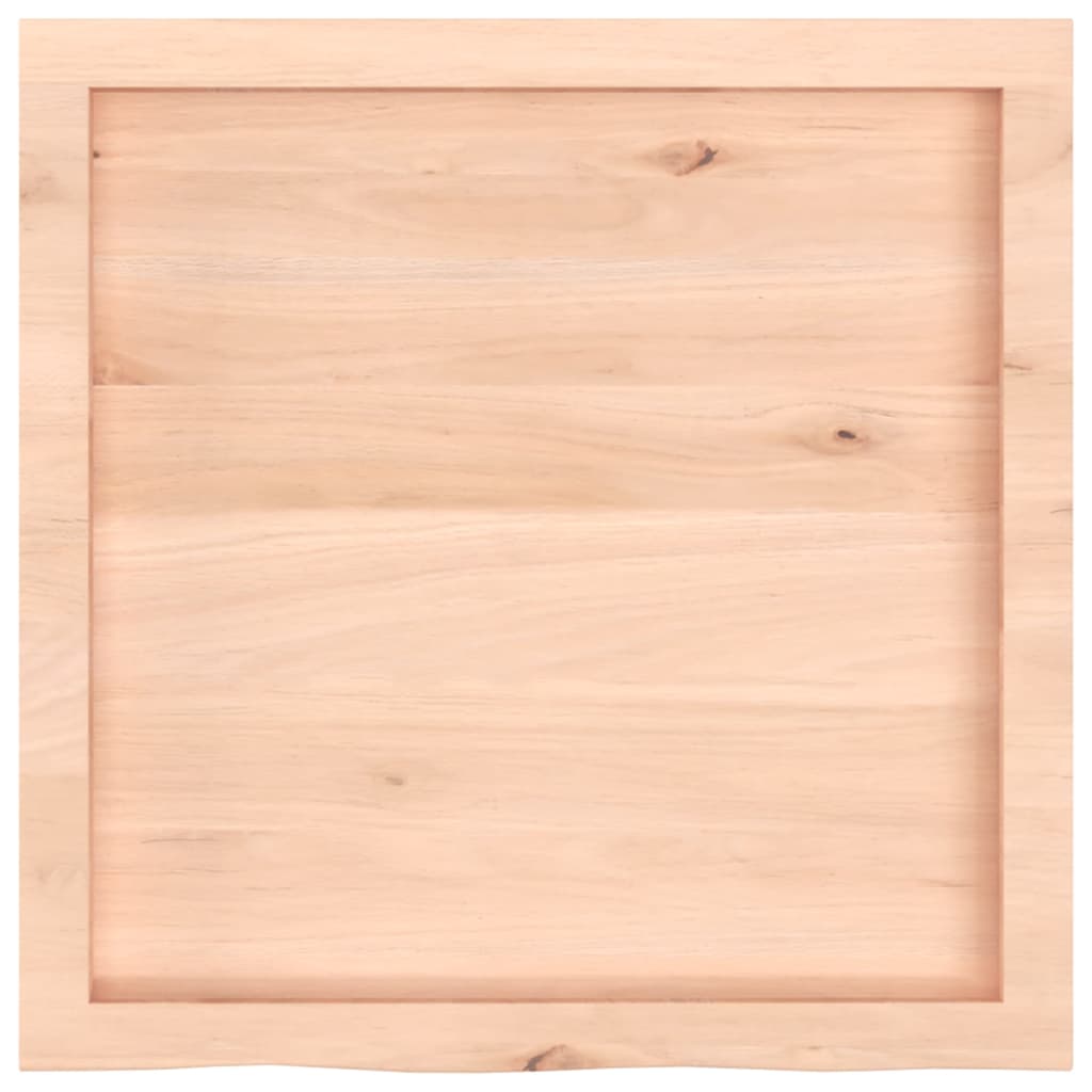 vidaXL Wall Shelf 60x60x(2-6) cm Untreated Solid Wood Oak