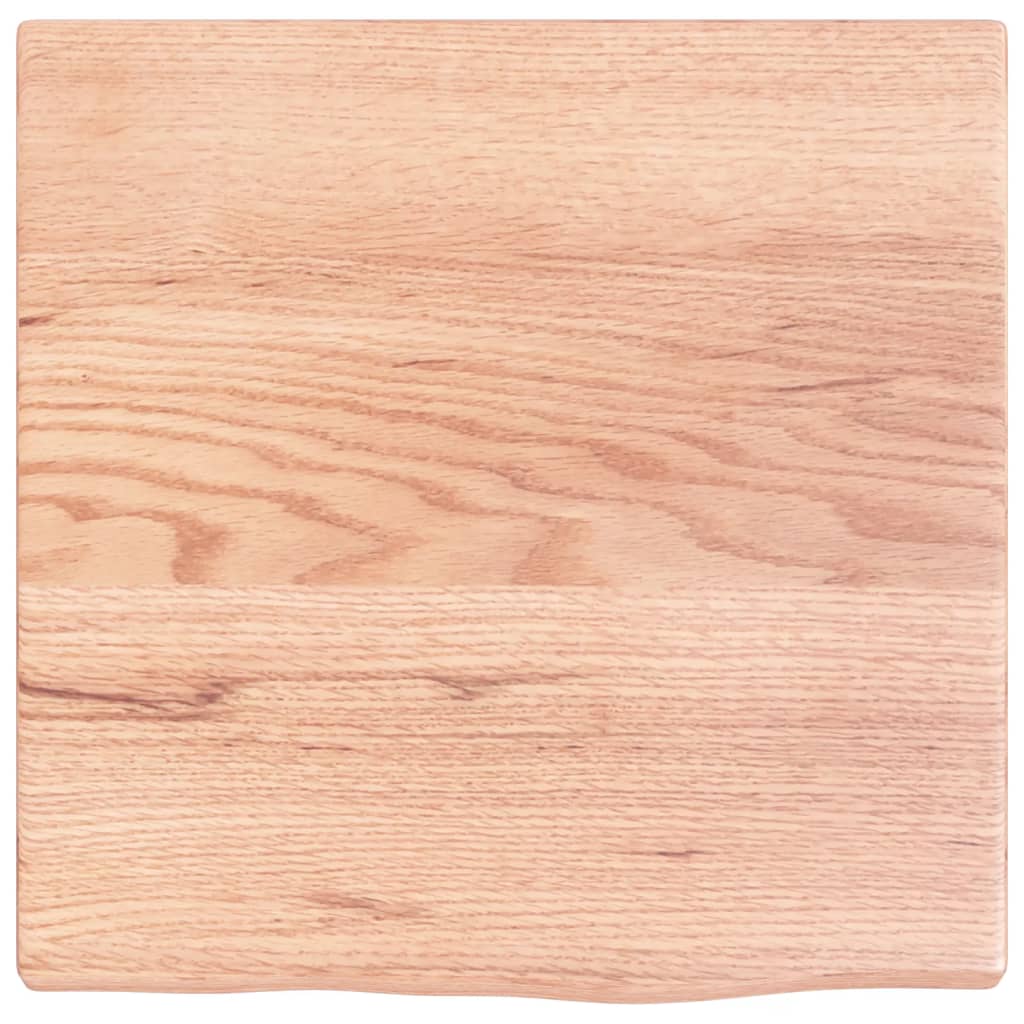 vidaXL Wall Shelf Light Brown 40x40x2 cm Treated Solid Wood Oak