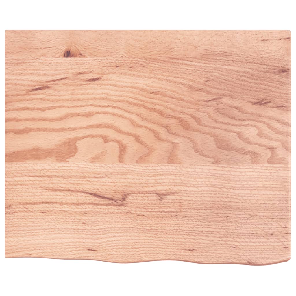 Wall Shelf Light Brown 60x50x(2-6) cm Treated Solid Wood Oak