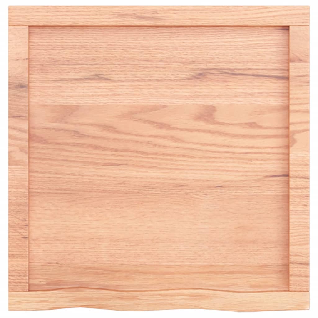 vidaXL Wall Shelf Light Brown 60x60x(2-6) cm Treated Solid Wood Oak