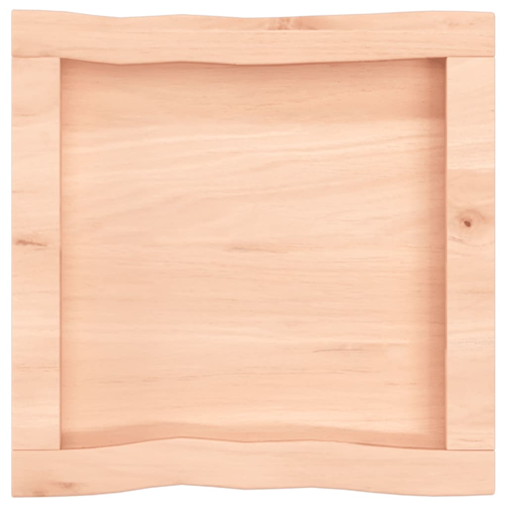 vidaXL Table Top 40x40x(2-6) cm Untreated Solid Wood Live Edge