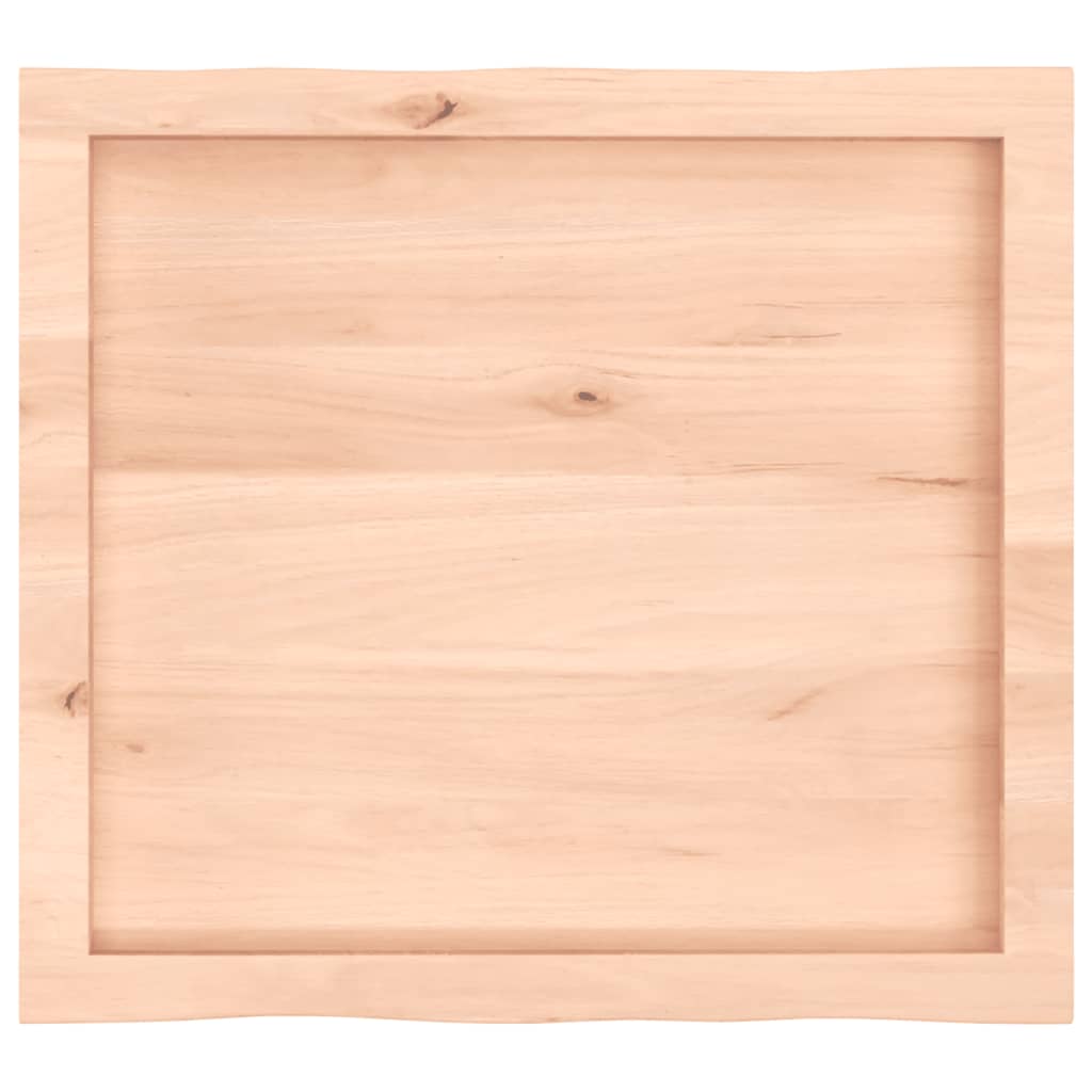 vidaXL Table Top 60x50x(2-6) cm Untreated Solid Wood Live Edge