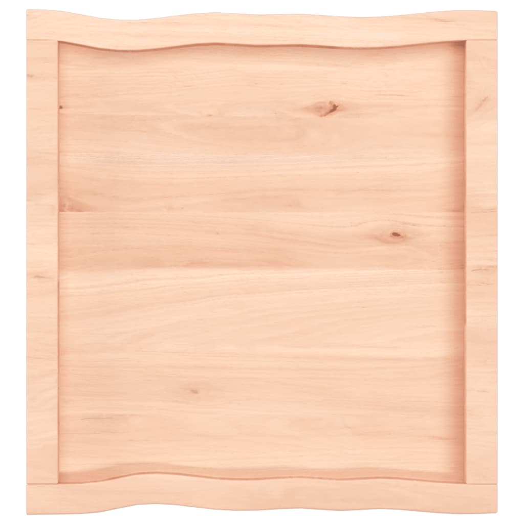 vidaXL Table Top 60x60x(2-6) cm Untreated Solid Wood Live Edge