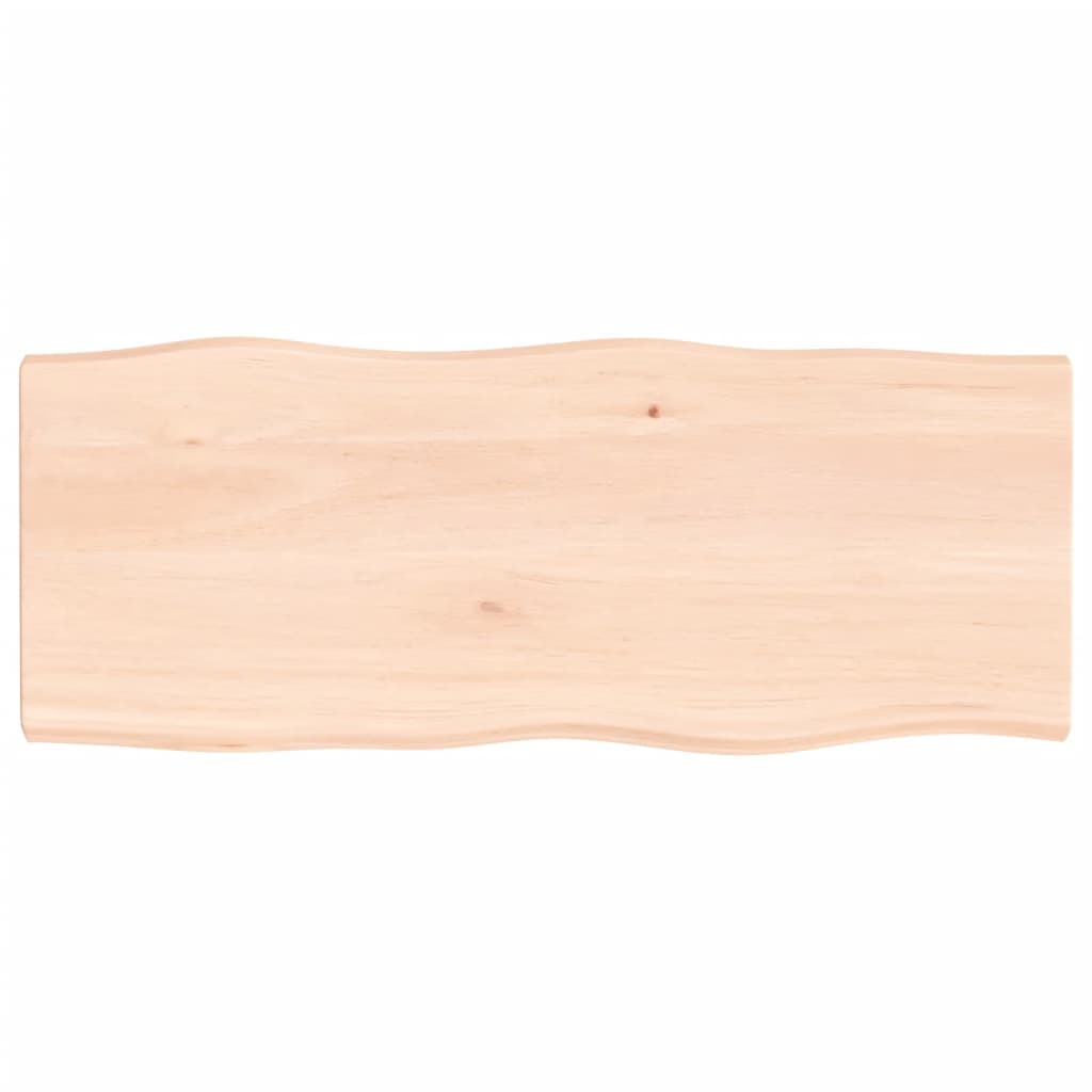 vidaXL Table Top 100x40x(2-4) cm Untreated Solid Wood Live Edge