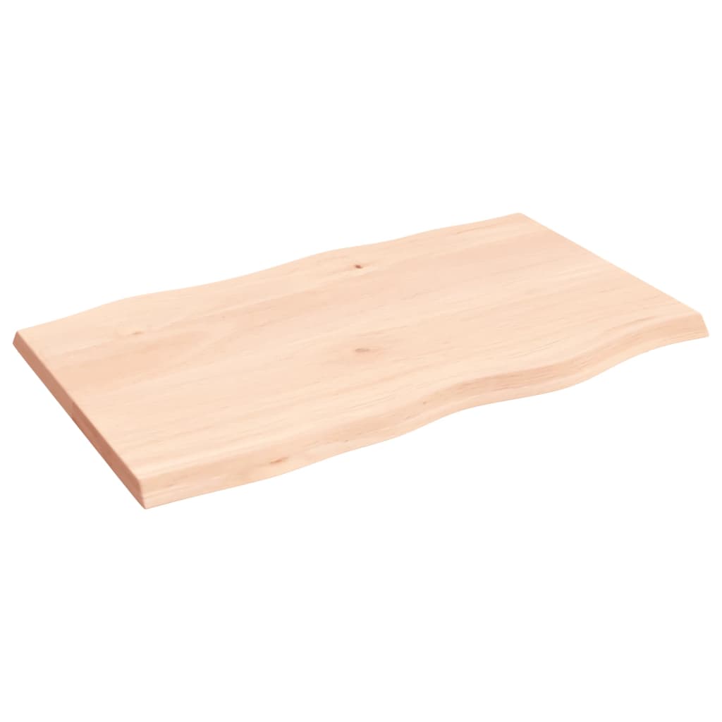 vidaXL Table Top 100x60x(2-4) cm Untreated Solid Wood Live Edge