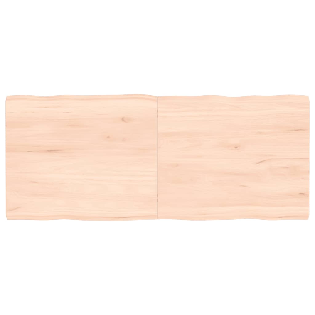vidaXL Table Top 120x50x(2-4) cm Untreated Solid Wood Live Edge