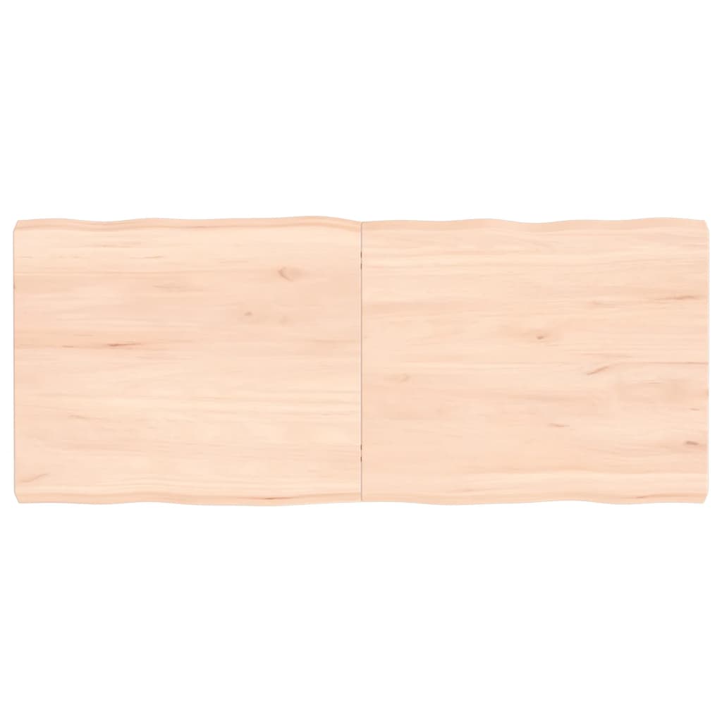 vidaXL Table Top 120x50x(2-6) cm Untreated Solid Wood Live Edge