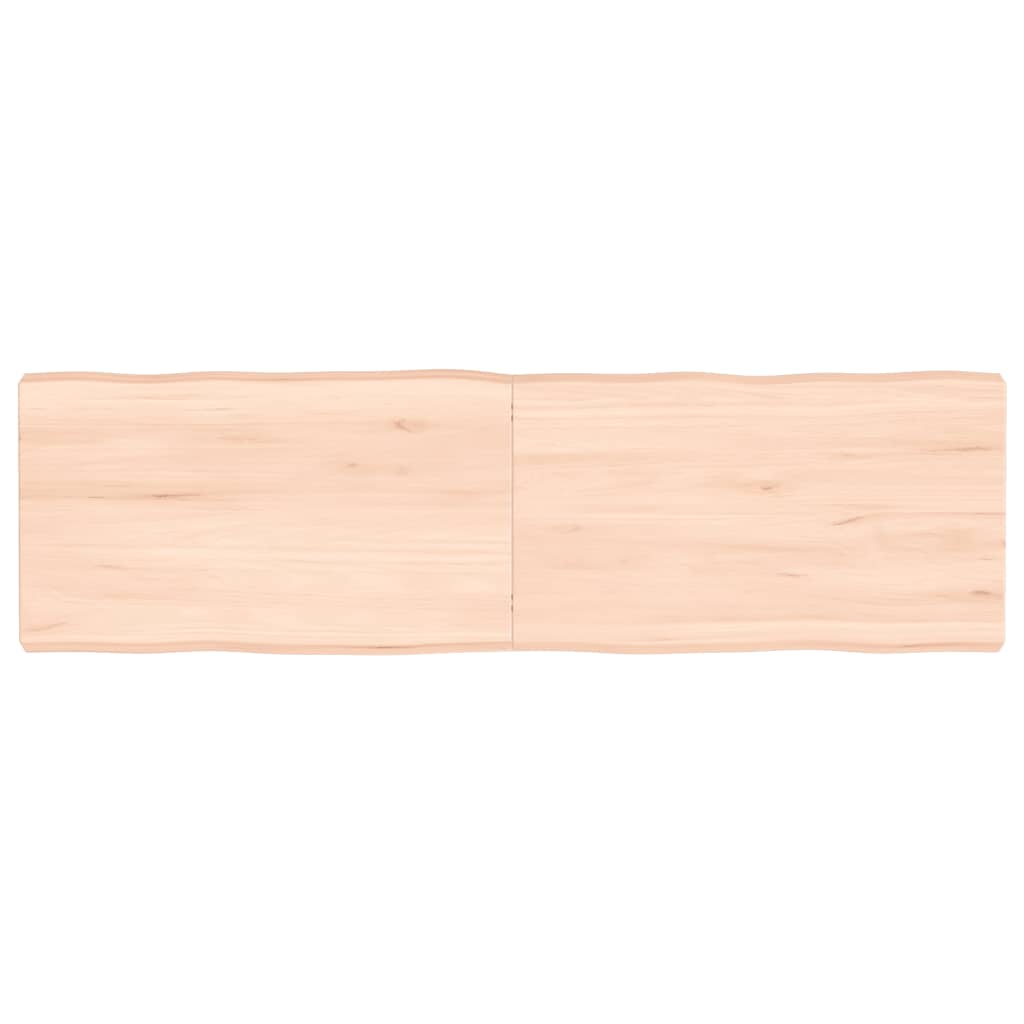vidaXL Table Top 140x40x(2-6) cm Untreated Solid Wood Live Edge