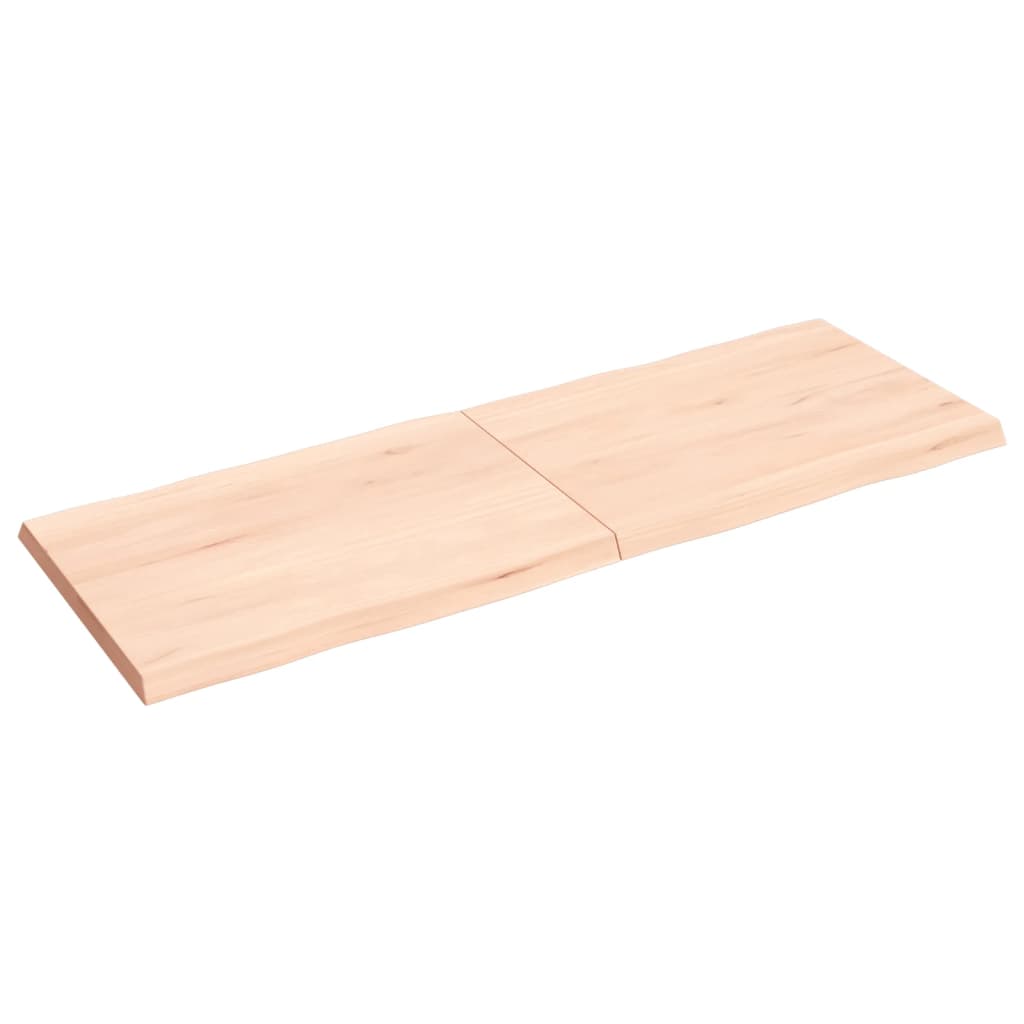 vidaXL Table Top 140x50x(2-4) cm Untreated Solid Wood Live Edge