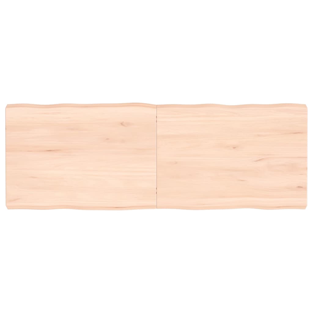 vidaXL Table Top 140x50x(2-6) cm Untreated Solid Wood Live Edge