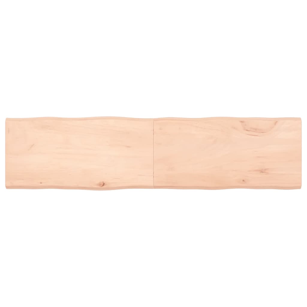 vidaXL Table Top 160x40x(2-4) cm Untreated Solid Wood Live Edge
