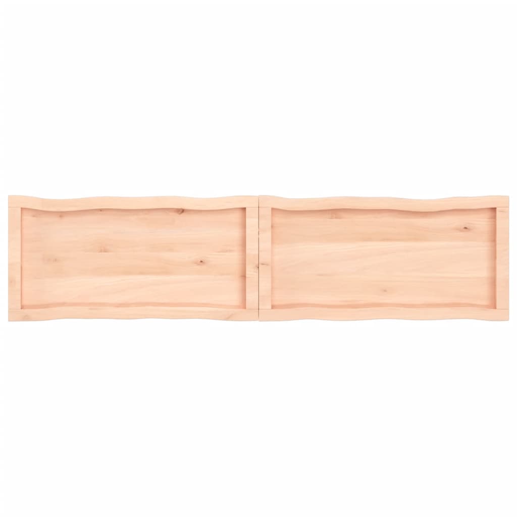 vidaXL Table Top 160x40x(2-4) cm Untreated Solid Wood Live Edge