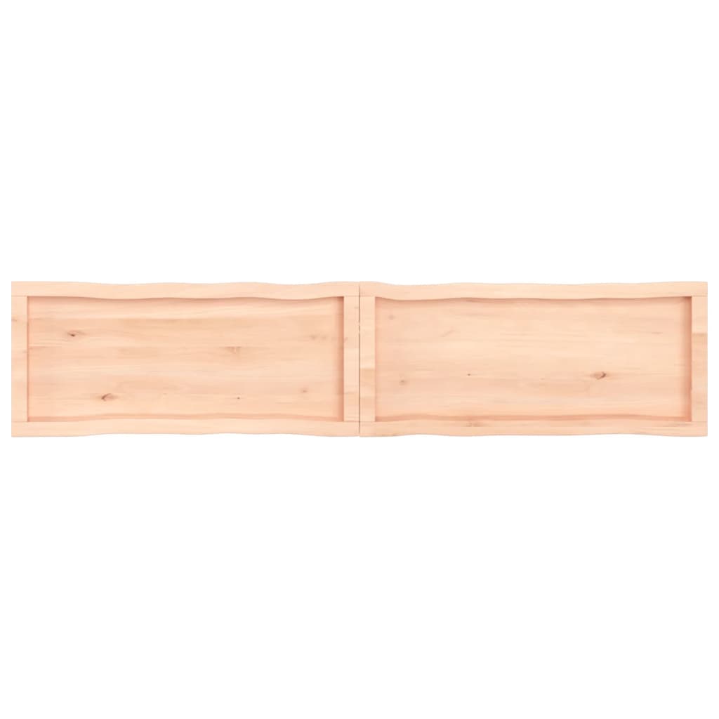 vidaXL Table Top 180x40x(2-6) cm Untreated Solid Wood Live Edge