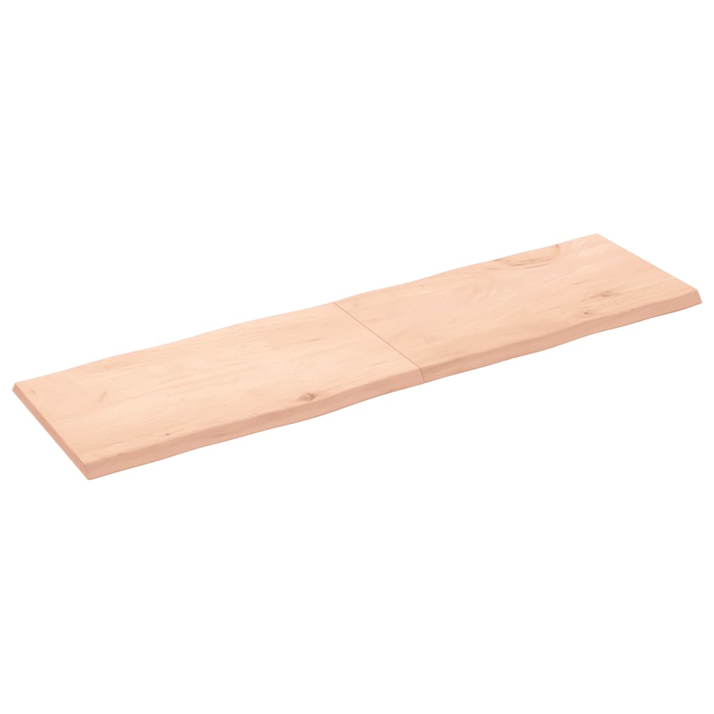 vidaXL Table Top 180x50x(2-4) cm Untreated Solid Wood Live Edge