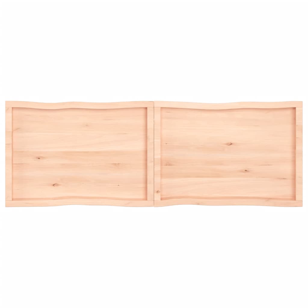 vidaXL Table Top 180x60x(2-6) cm Untreated Solid Wood Live Edge