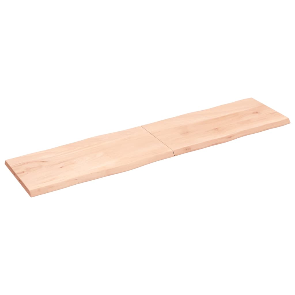 vidaXL Table Top 200x50x(2-4) cm Untreated Solid Wood Live Edge