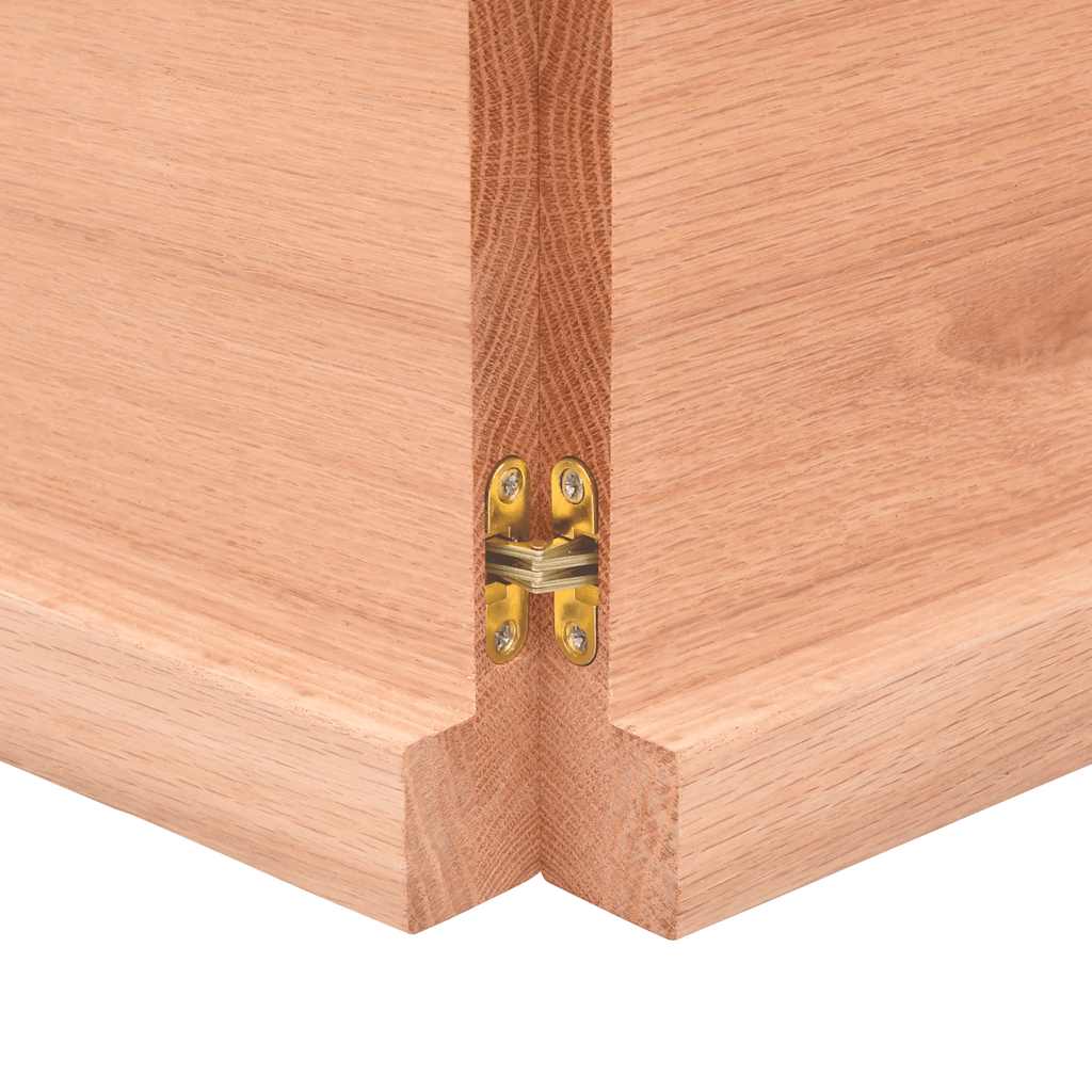 Table Top Light Brown 120x60x(2-4) cm Live Edge