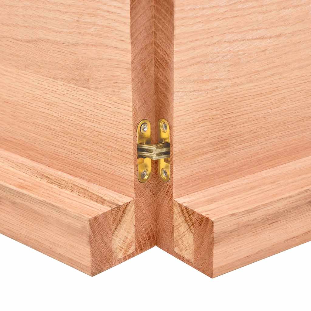 Table Top Light Brown 120x60x(2-6)cm Treated Solid Wood Live Edge