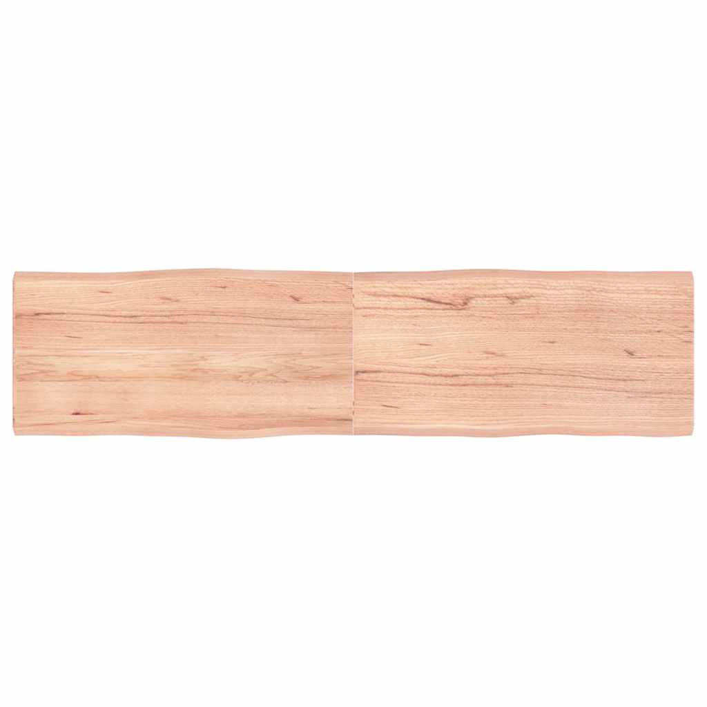 Table Top Light Brown 160x40x(2-4) cm Live Edge