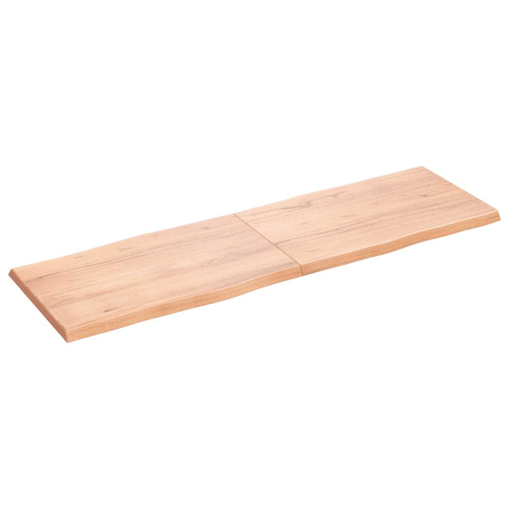 Table Top Light Brown 160x50x(2-4) cm Live Edge