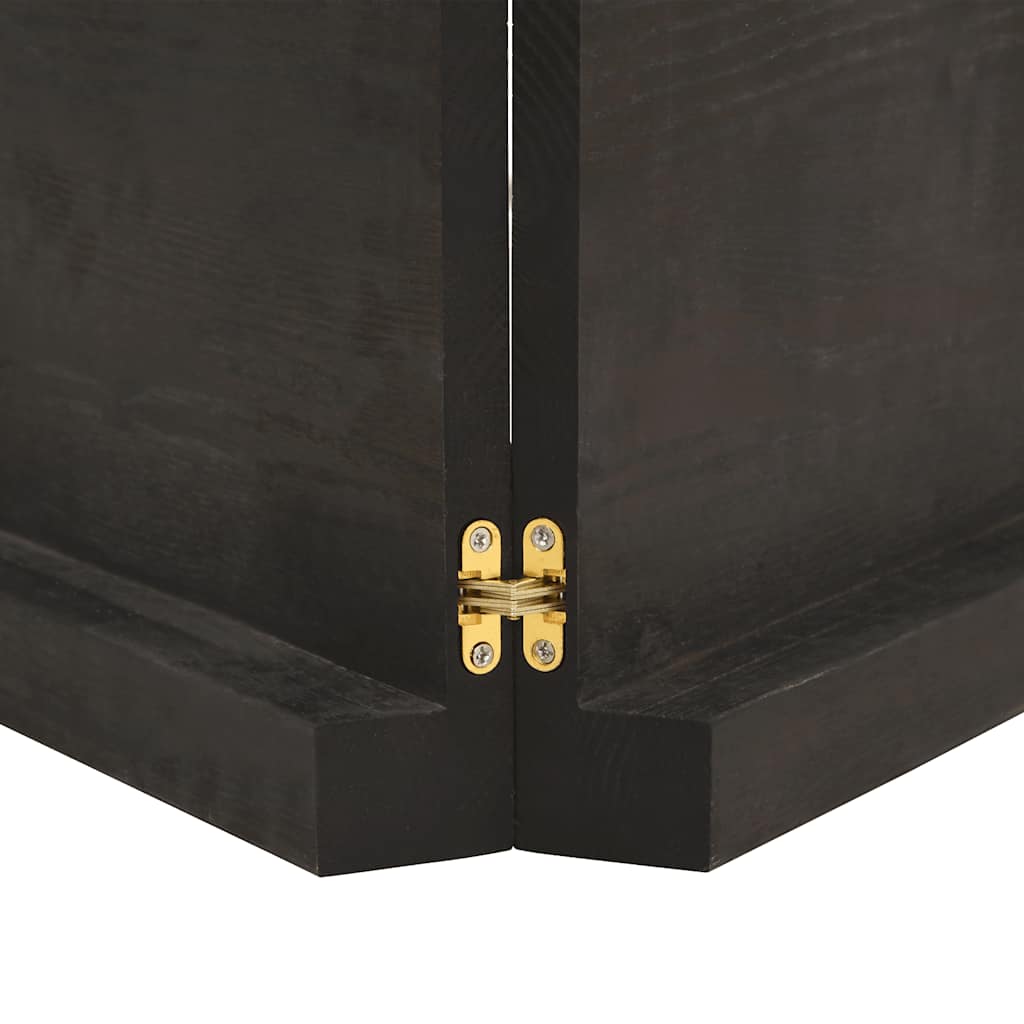 Table Top Dark Brown 180x50x(2-6) cm Treated Solid Wood Live Edge