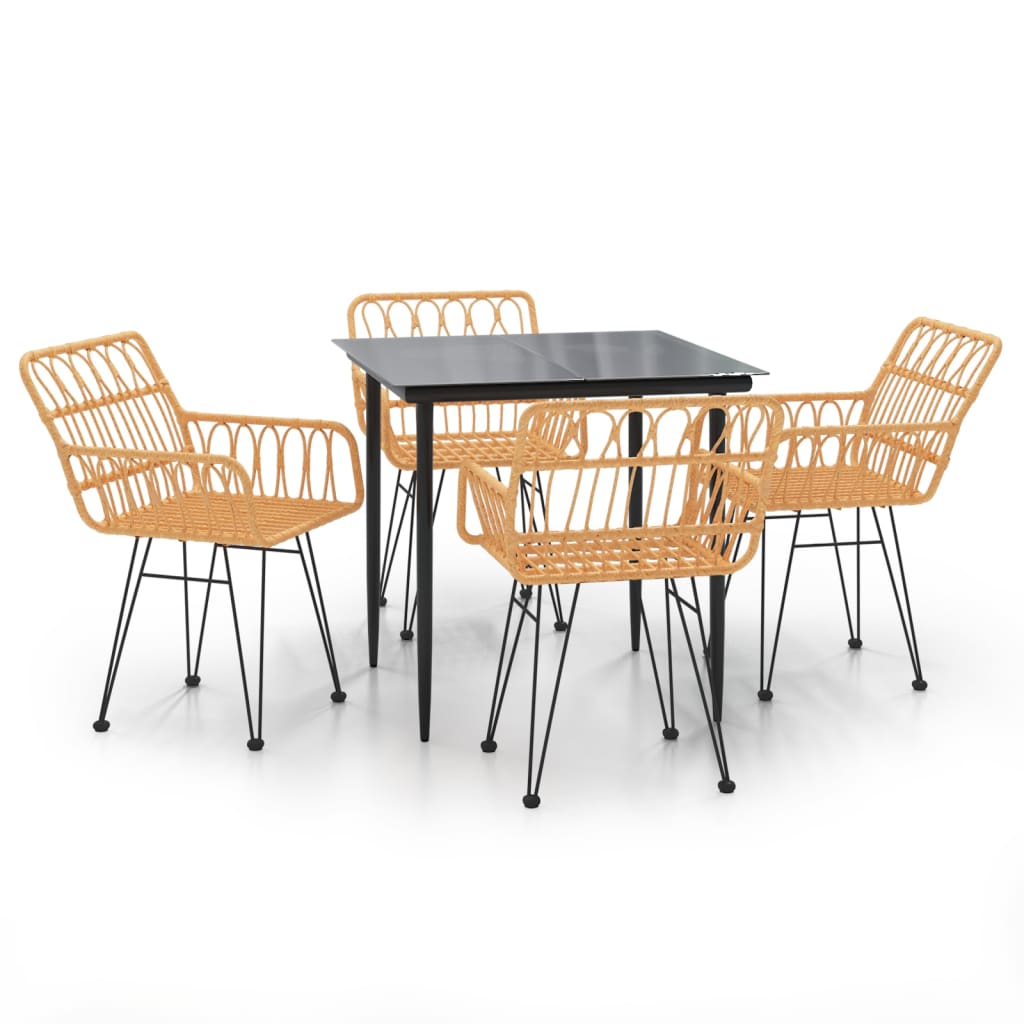 Garden Dining Set | Black