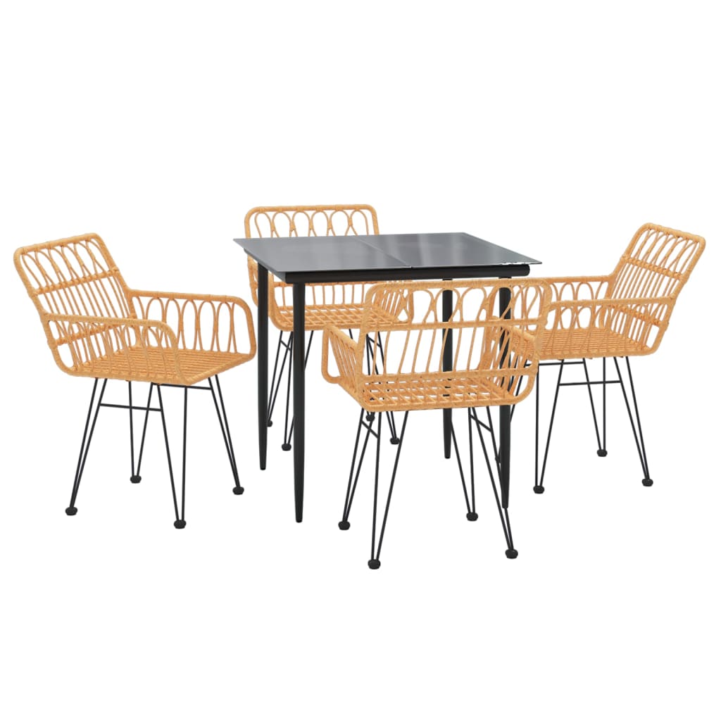Garden Dining Set | Black