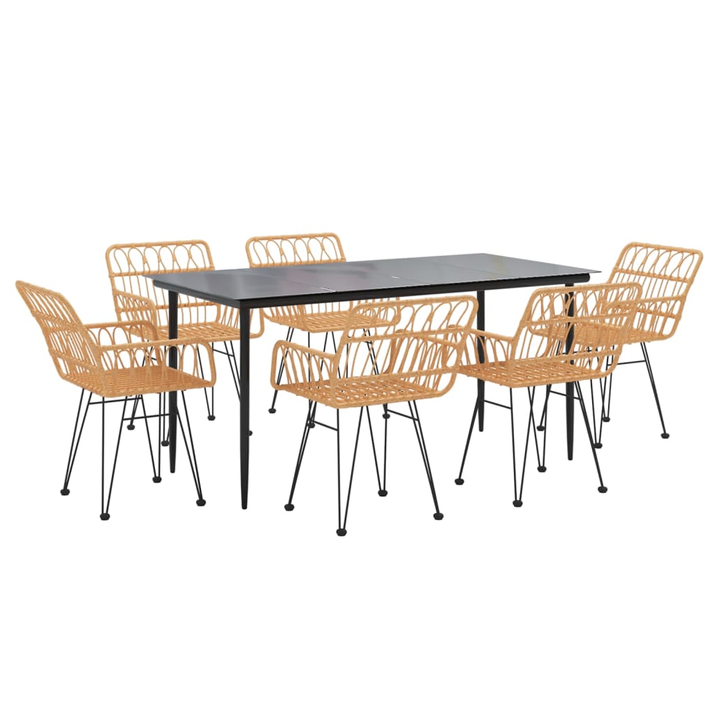 Garden Dining Set | Black