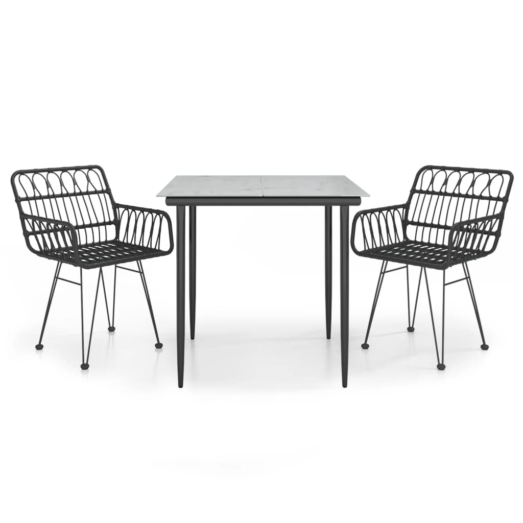 Garden Dining Set | Black