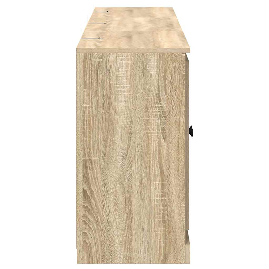 Sideboards 3 pcs Sonoma Oak Engineered Wood