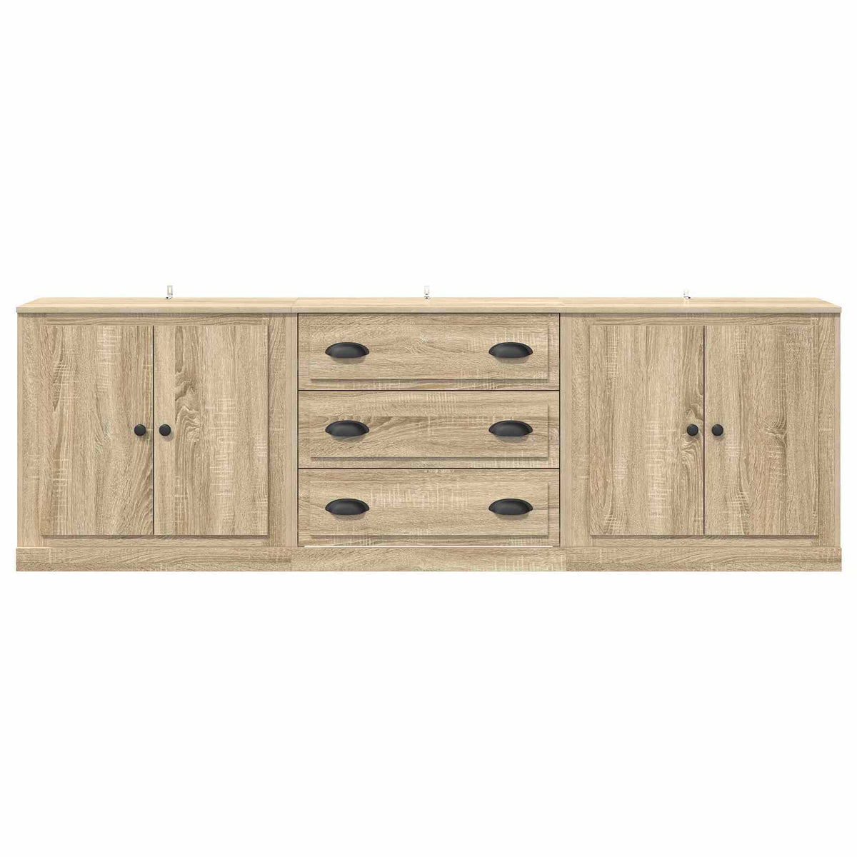 Sideboards 3 pcs Sonoma Oak Engineered Wood