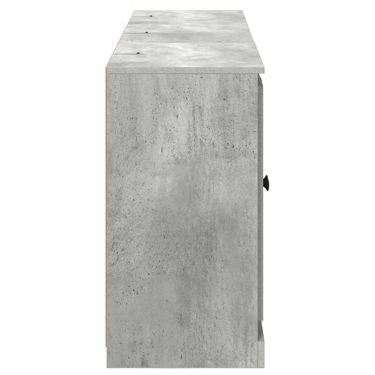 Sideboards 3 pcs Concrete Grey Engineered Wood