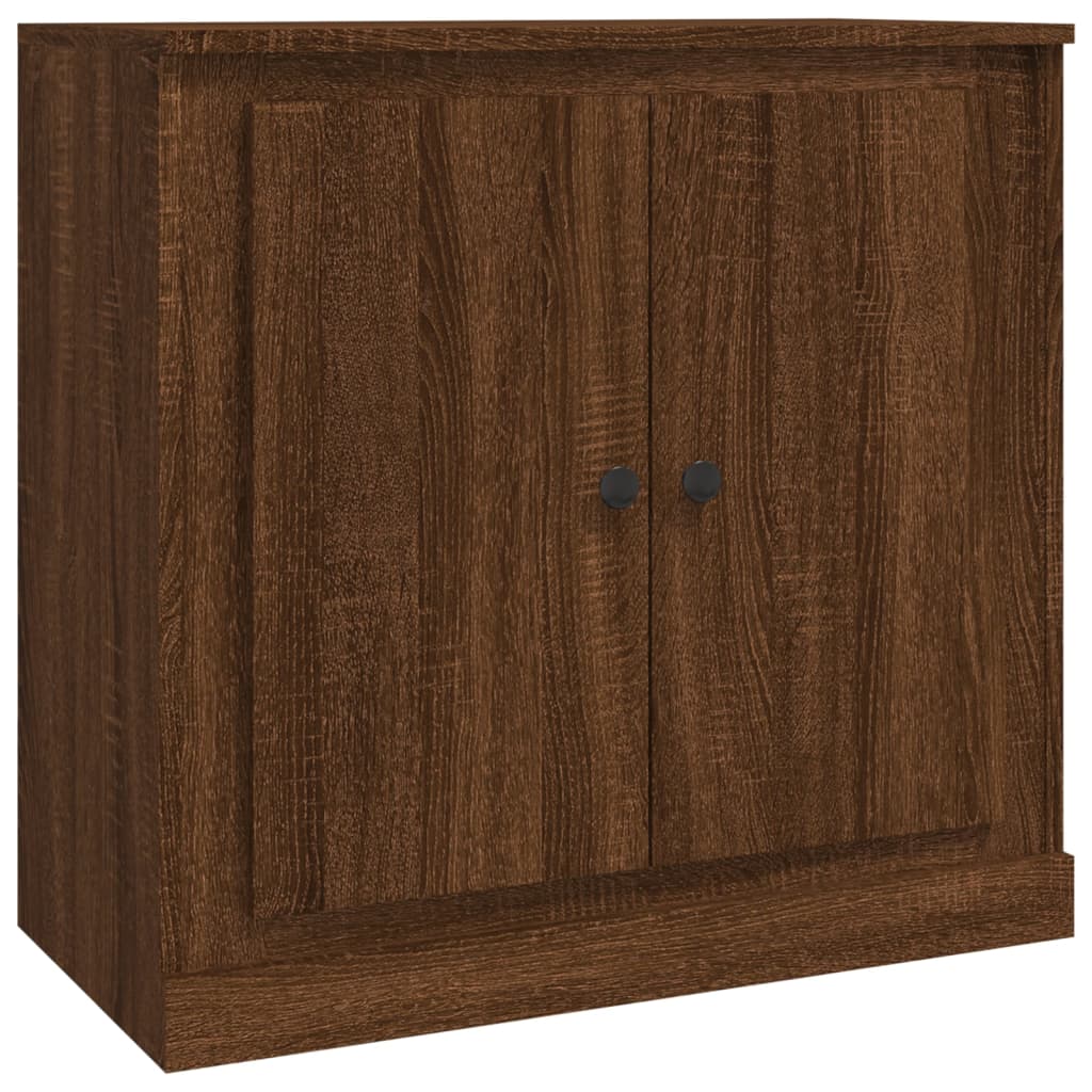 vidaXL Sideboards 3 pcs Brown Oak Engineered Wood