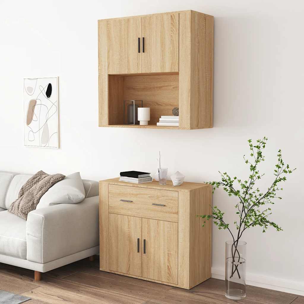Highboard Sonoma Oak Engineered Wood