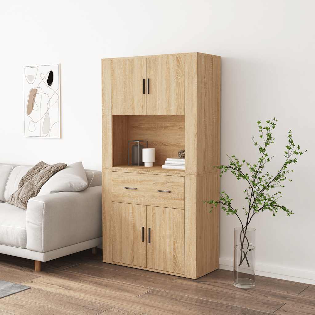 Highboard Sonoma Oak Engineered Wood