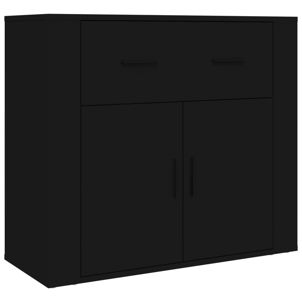 vidaXL Highboard Black Engineered Wood