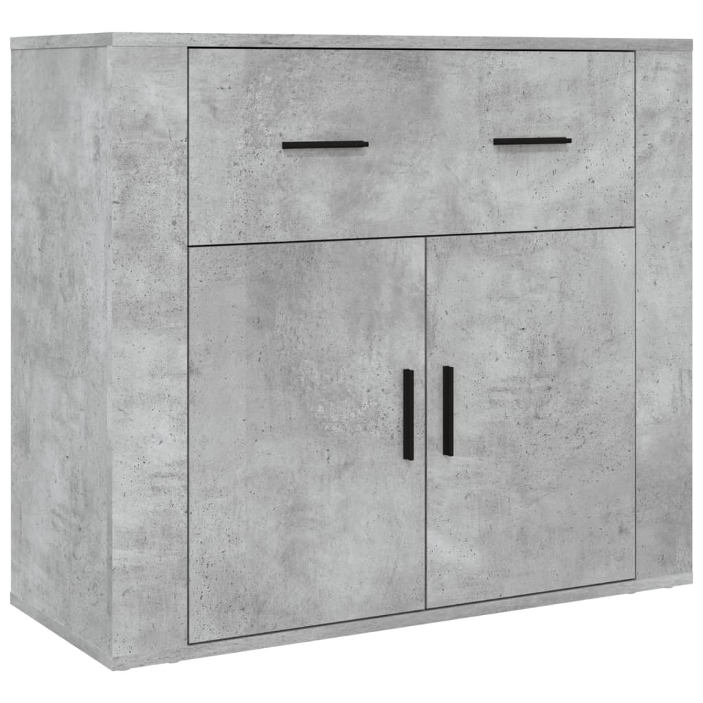 Highboard Concrete Grey Engineered Wood