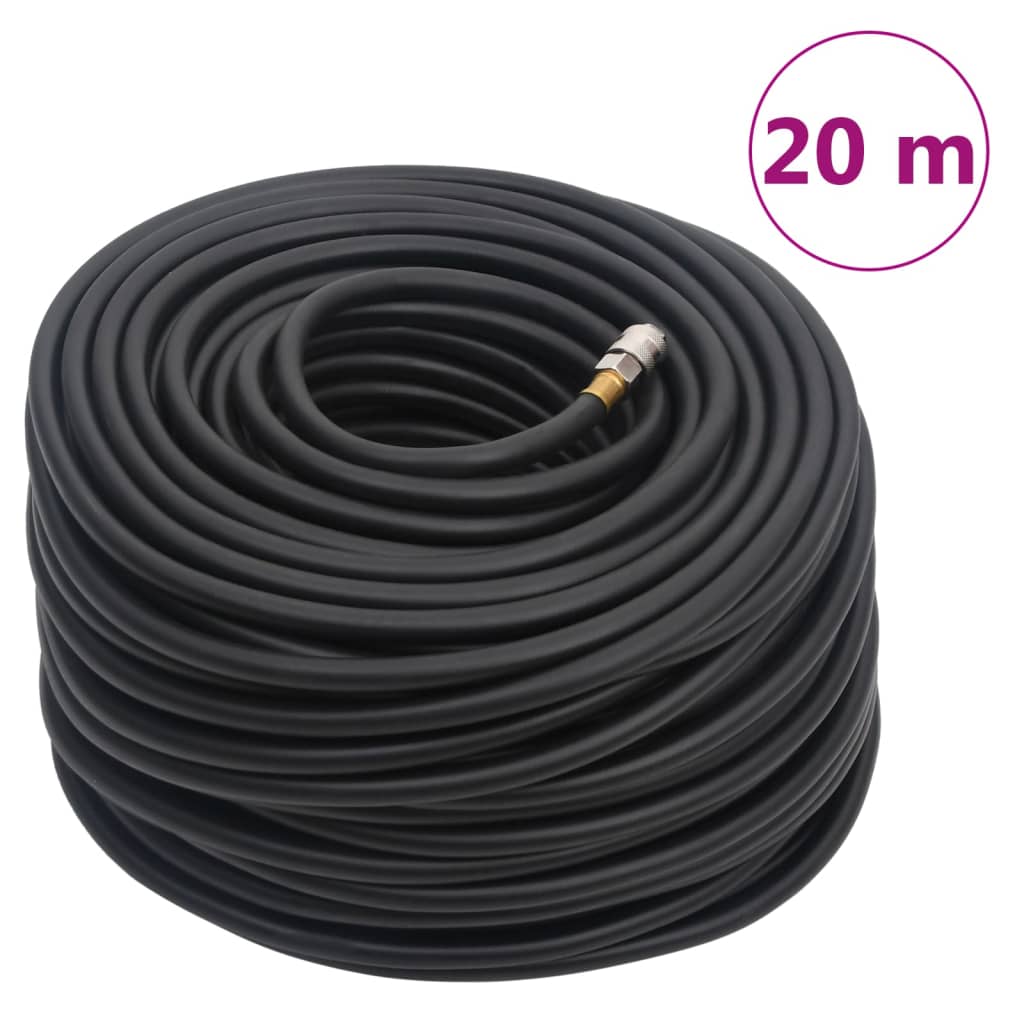 Hybrid Air Hose Black 0,6" 20 m Rubber and PVC