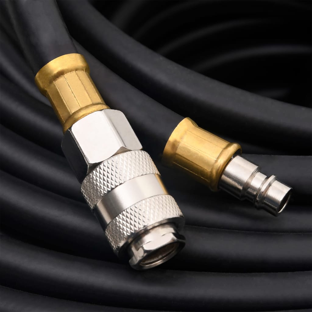 Hybrid Air Hose Black 0,6" 20 m Rubber and PVC