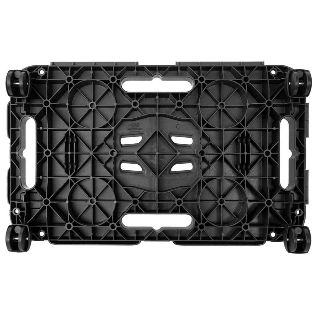 Transport Trolley Black Polypropylene 200 kg