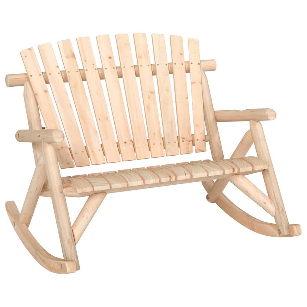 4 Piece Garden Lounge Set Solid Wood Spruce