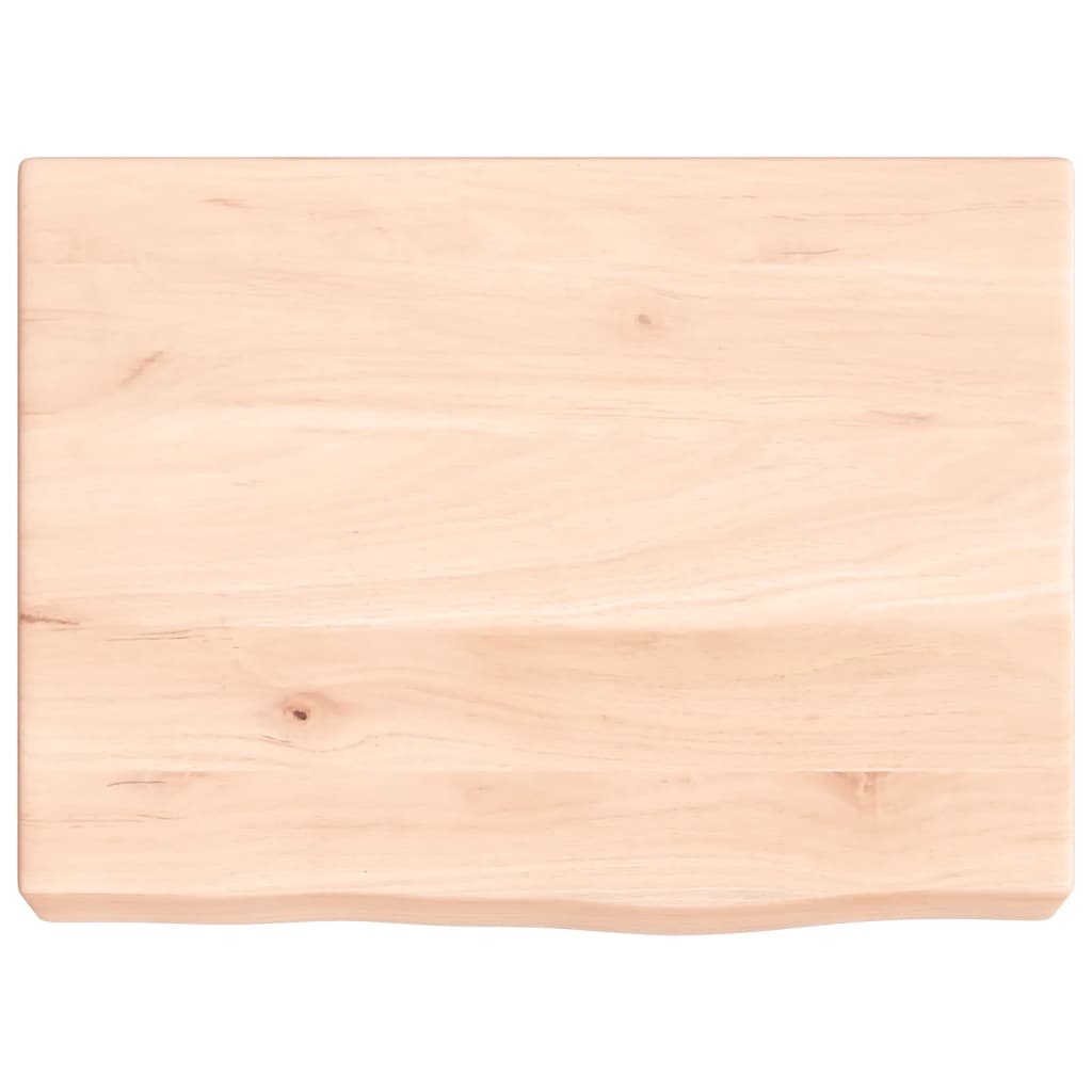 vidaXL Bathroom Countertop 40x30x(2-6) cm Untreated Solid Wood