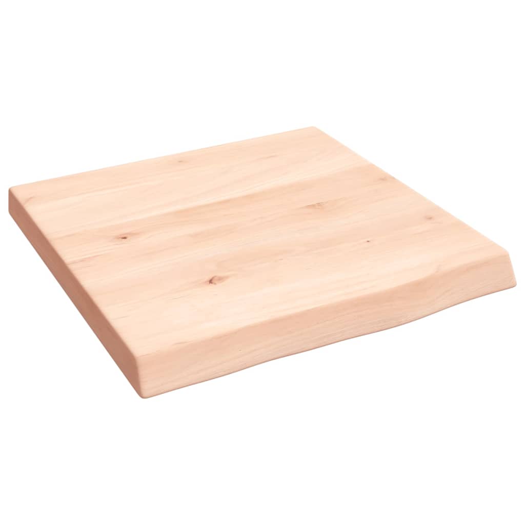 vidaXL Bathroom Countertop 40x40x(2-4) cm Untreated Solid Wood