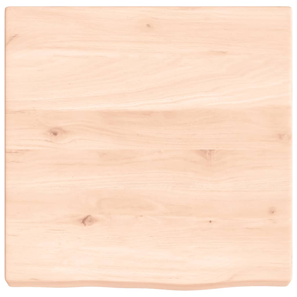 vidaXL Bathroom Countertop 40x40x(2-4) cm Untreated Solid Wood