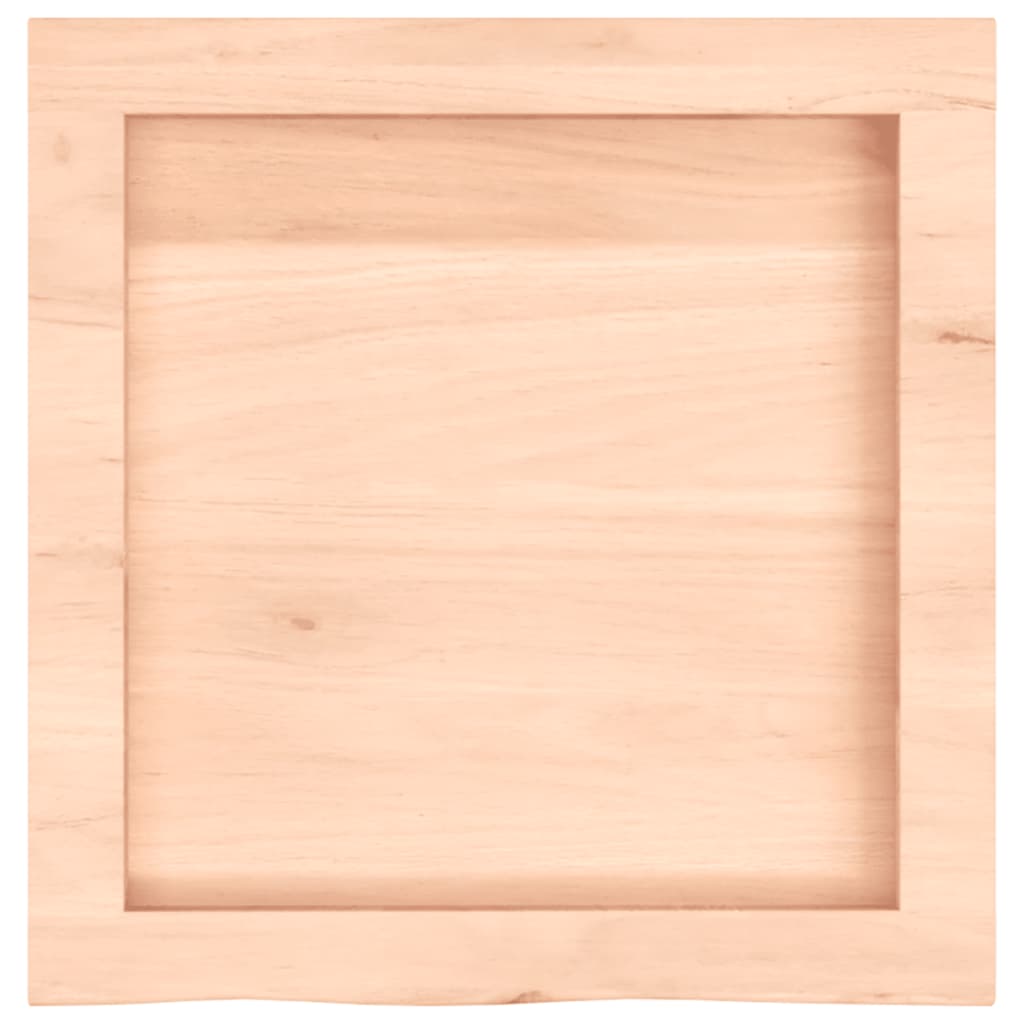 vidaXL Bathroom Countertop 40x40x(2-4) cm Untreated Solid Wood