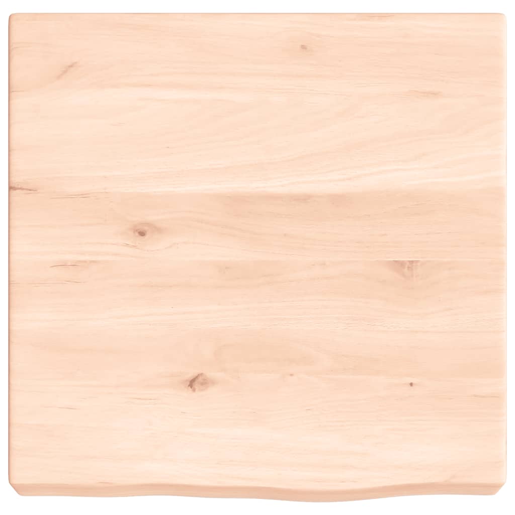 vidaXL Bathroom Countertop 40x40x(2-6) cm Untreated Solid Wood