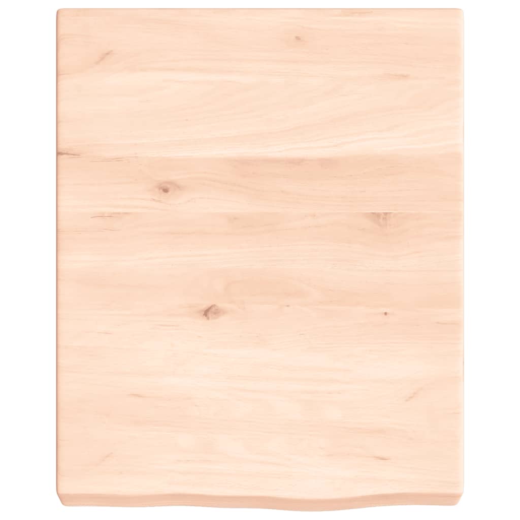 vidaXL Bathroom Countertop 40x50x(2-6) cm Untreated Solid Wood