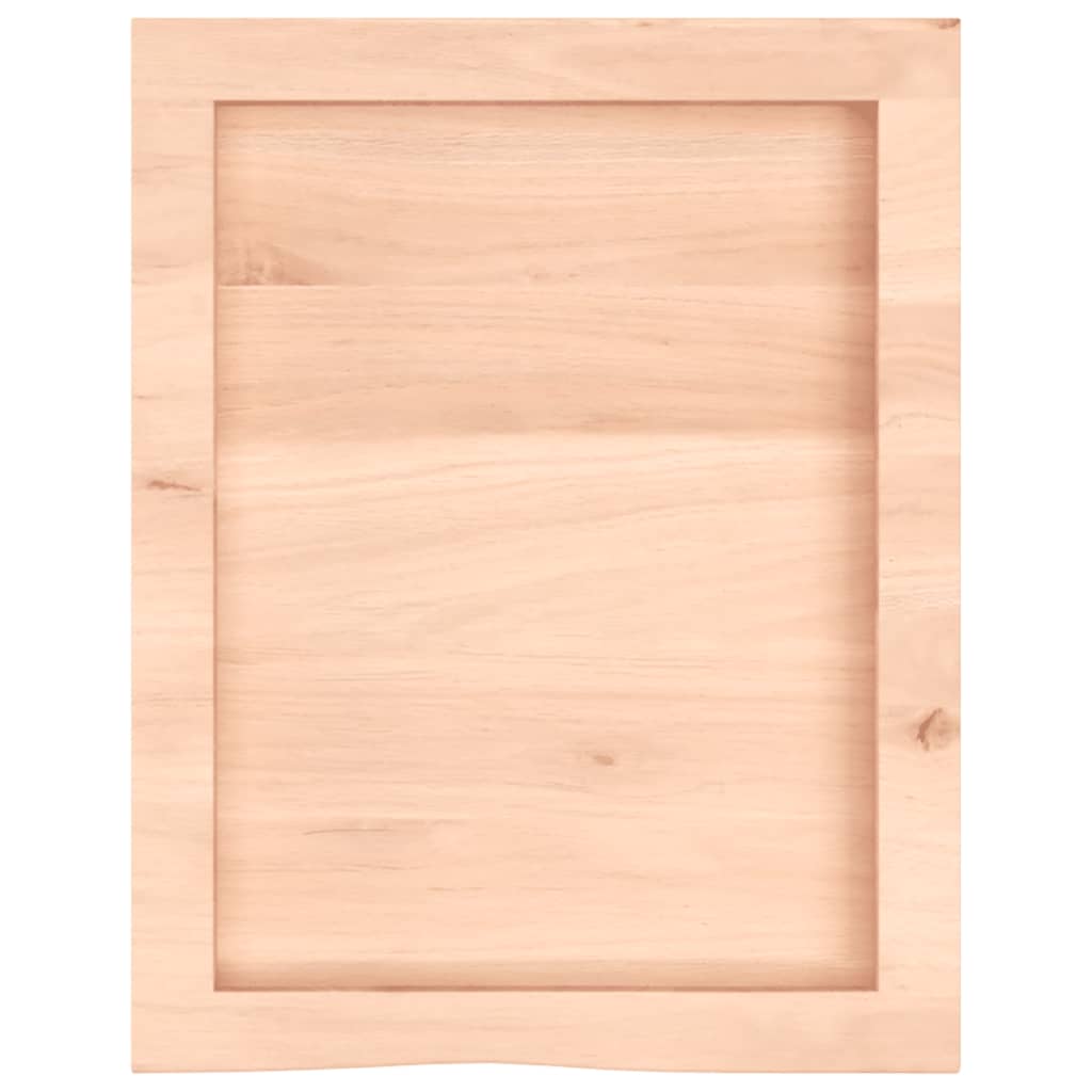 vidaXL Bathroom Countertop 40x50x(2-6) cm Untreated Solid Wood