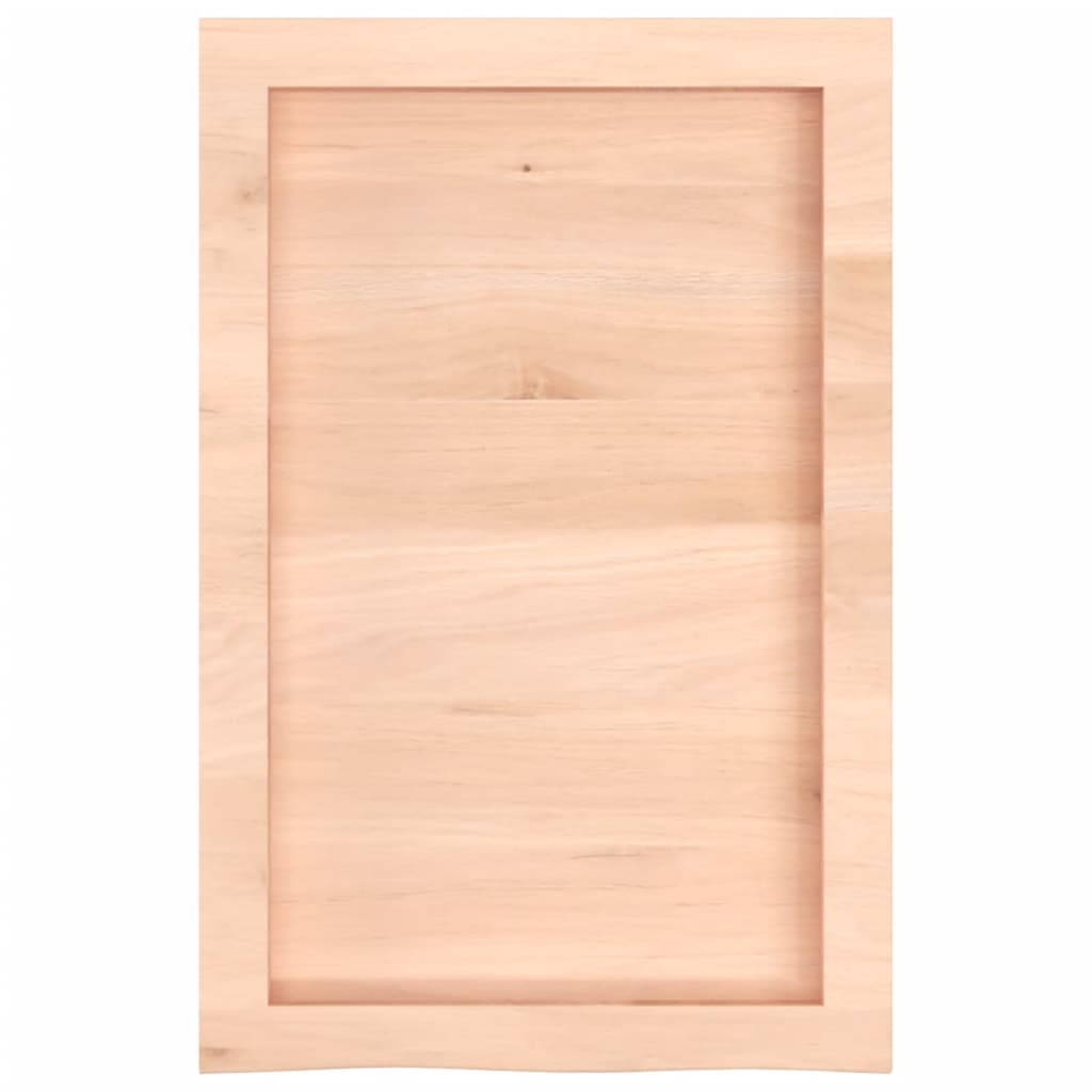 vidaXL Bathroom Countertop 40x60x(2-4) cm Untreated Solid Wood